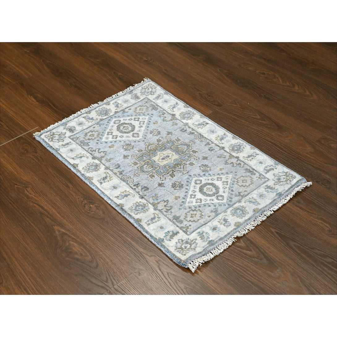 Hand Knotted  Rectangle Doormat > Design# CCSR84804 > Size: 2'-1" x 3'-0"