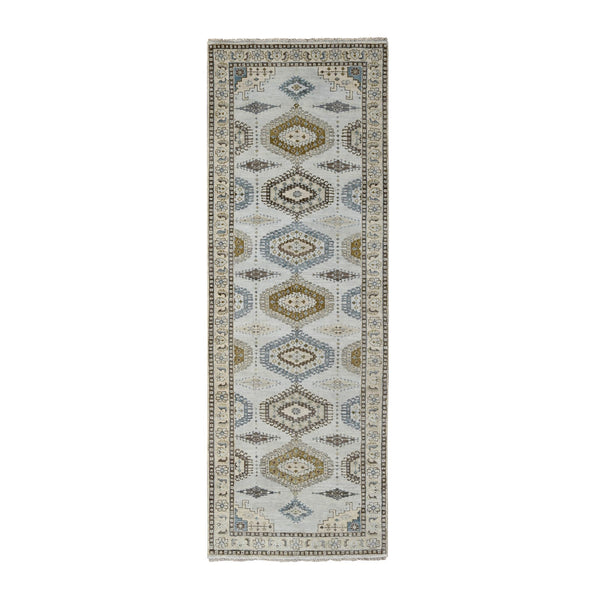 Hand Knotted  Rectangle Area Rug > Design# CCSR84818 > Size: 4'-3" x 12'-0"
