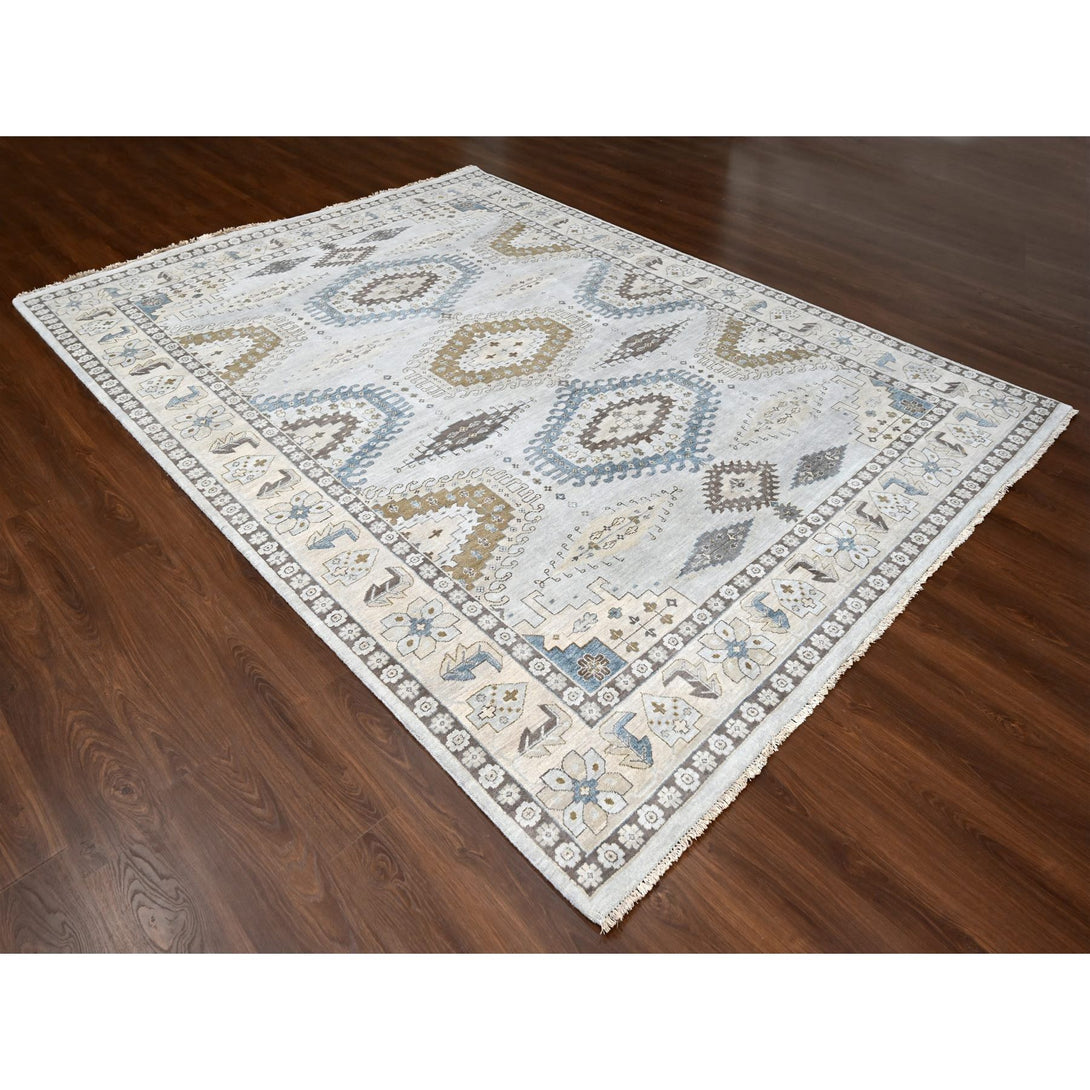 Hand Knotted  Rectangle Area Rug > Design# CCSR84820 > Size: 9'-0" x 12'-0"