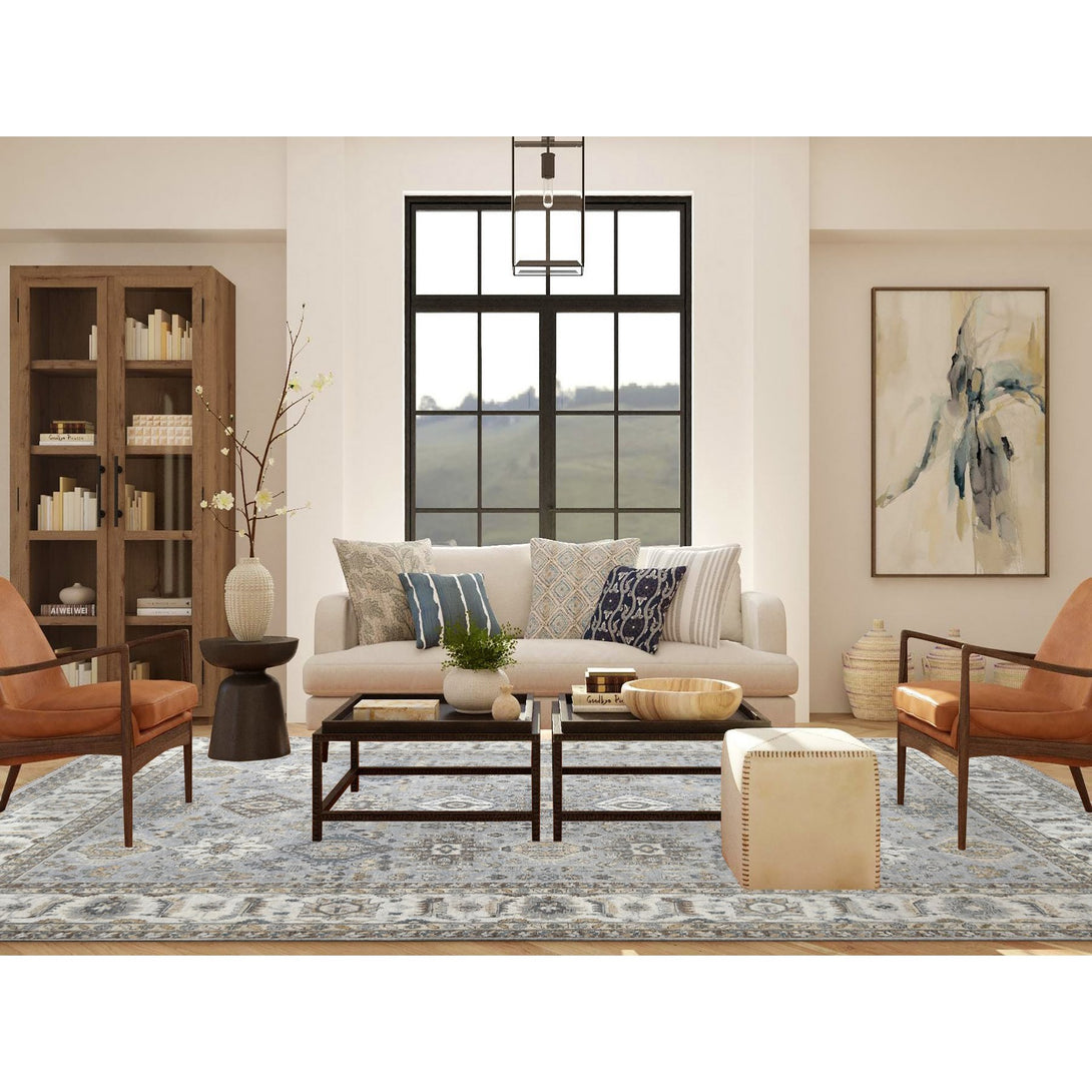 Hand Knotted  Rectangle Area Rug > Design# CCSR84821 > Size: 9'-0" x 11'-11"