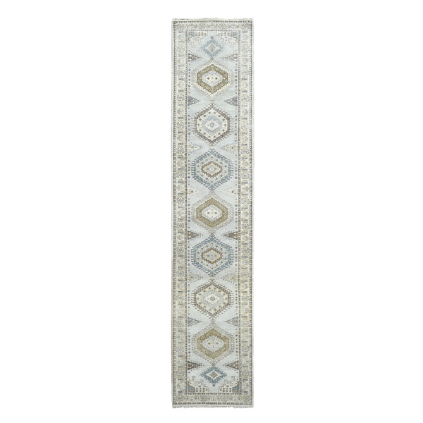 Hand Knotted  Rectangle Runner > Design# CCSR84830 > Size: 2'-8" x 14'-1"