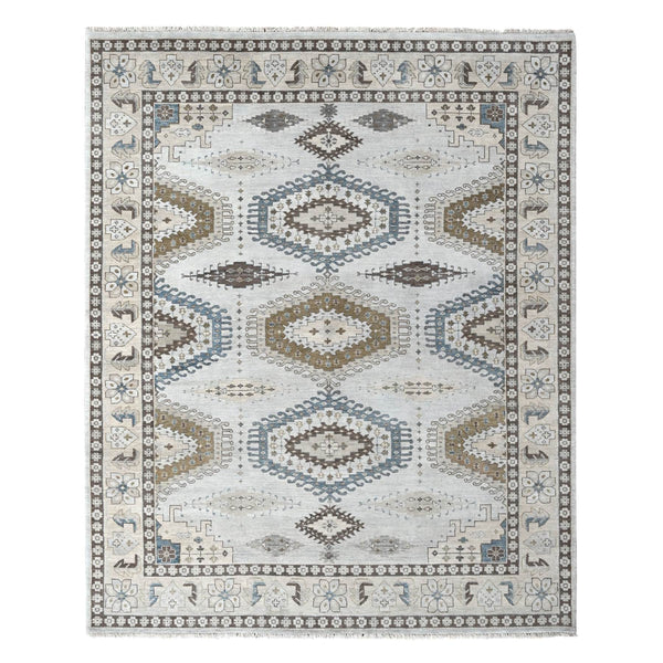 Hand Knotted  Rectangle Area Rug > Design# CCSR84834 > Size: 8'-0" x 10'-1"