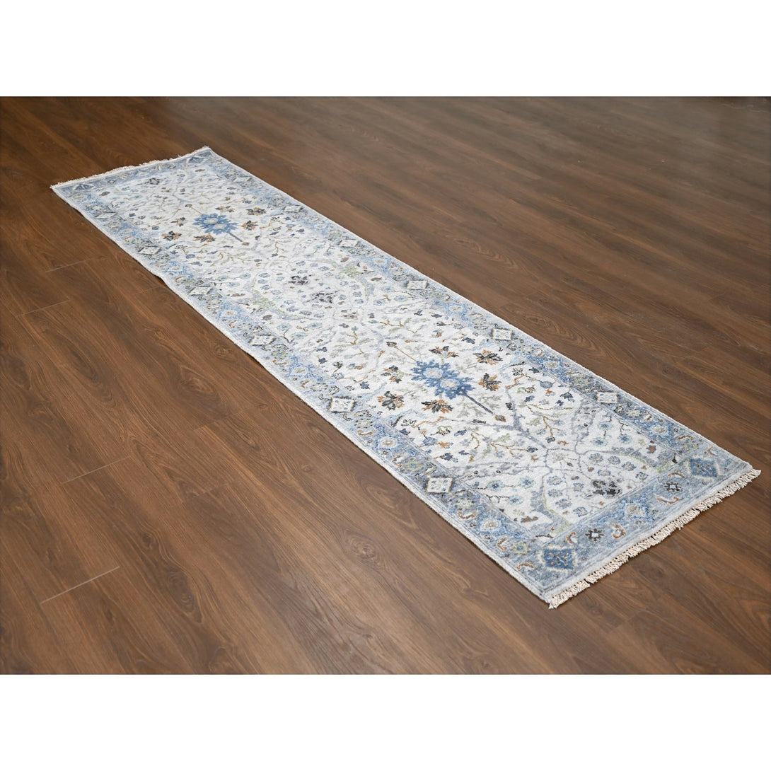 Hand Knotted  Rectangle Runner > Design# CCSR84836 > Size: 2'-7" x 9'-10"