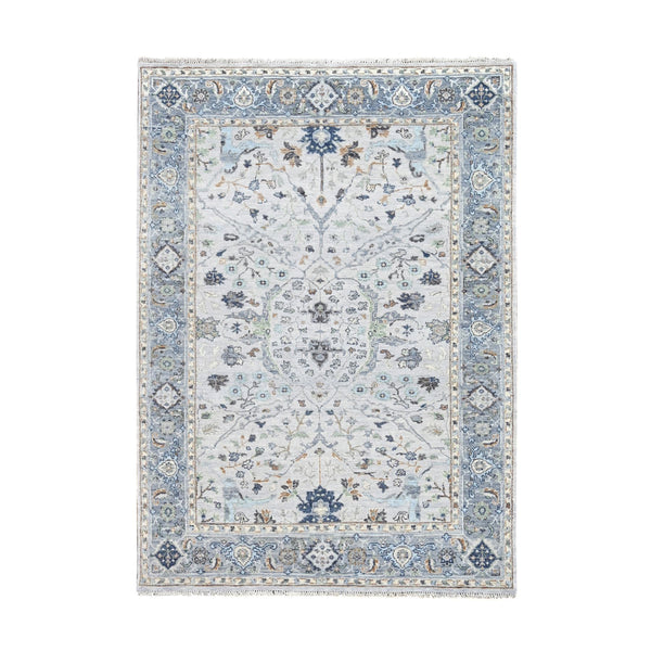 Hand Knotted  Rectangle Area Rug > Design# CCSR84837 > Size: 4'-10" x 7'-0"
