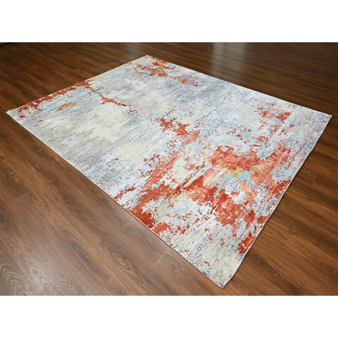 Hand Knotted  Rectangle Area Rug > Design# CCSR84901 > Size: 8'-0" x 9'-11"