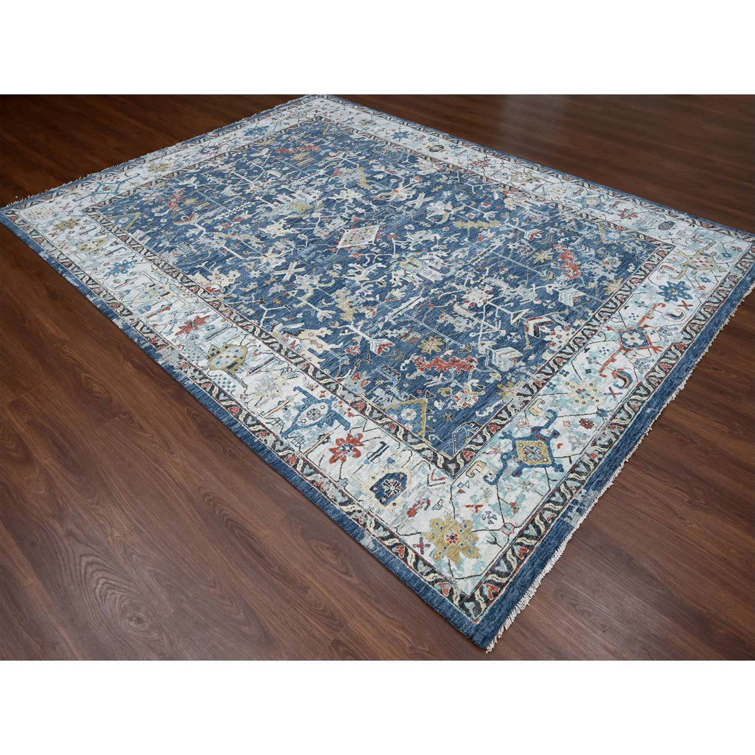 Hand Knotted  Rectangle Area Rug > Design# CCSR84905 > Size: 8'-11" x 11'-10"