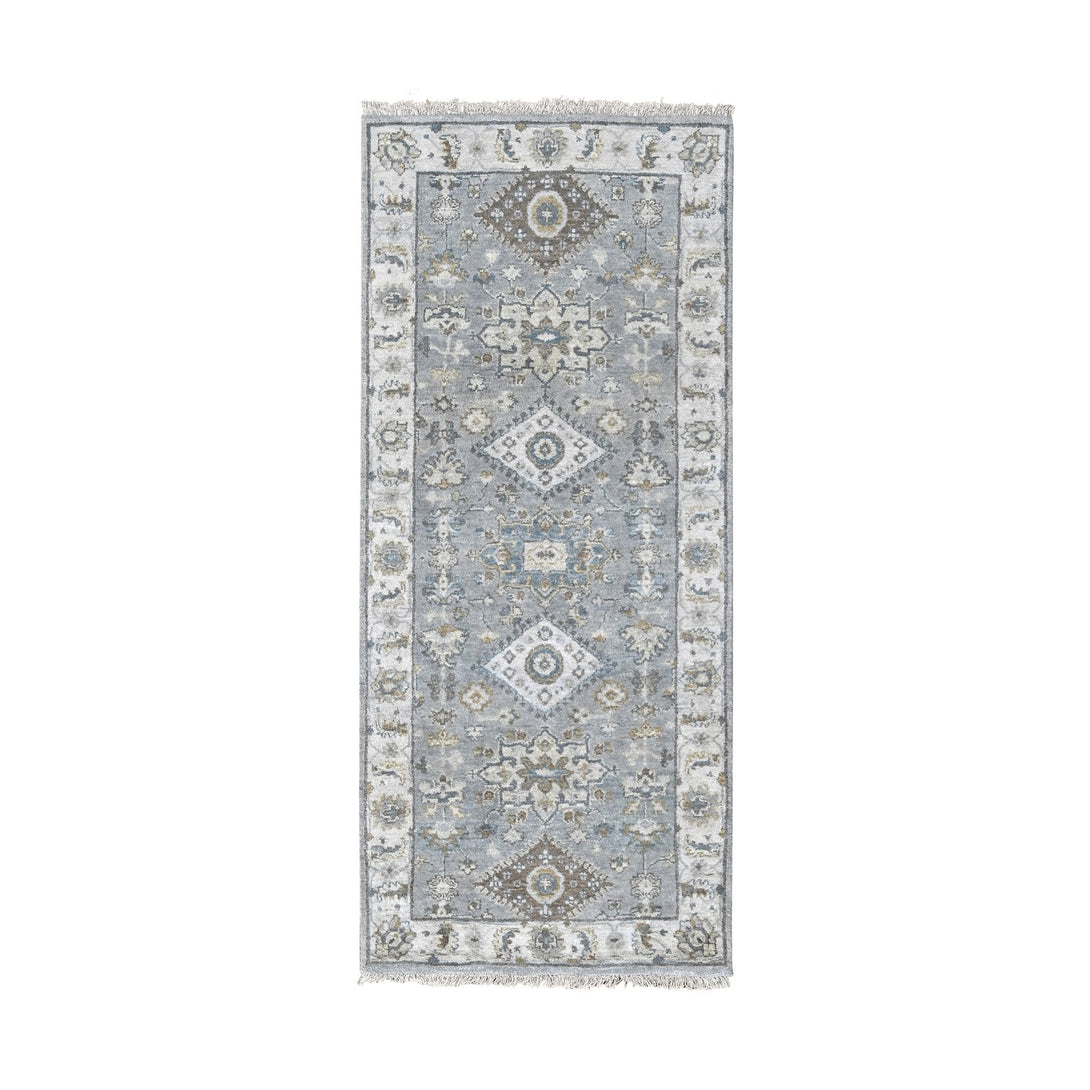 Hand Knotted  Rectangle Area Rug > Design# CCSR84907 > Size: 2'-7" x 6'-0"