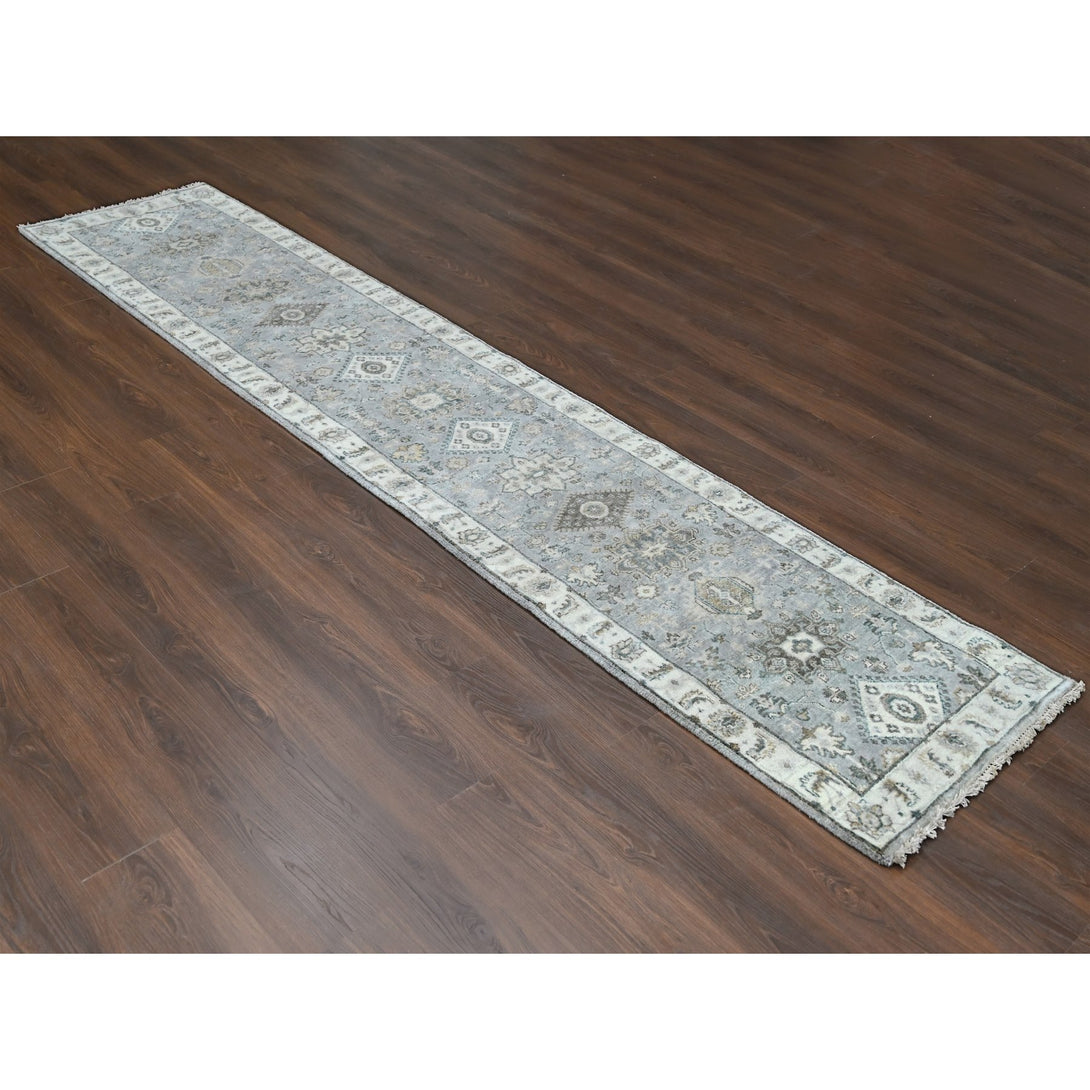 Hand Knotted  Rectangle Runner > Design# CCSR84911 > Size: 2'-7" x 11'-10"