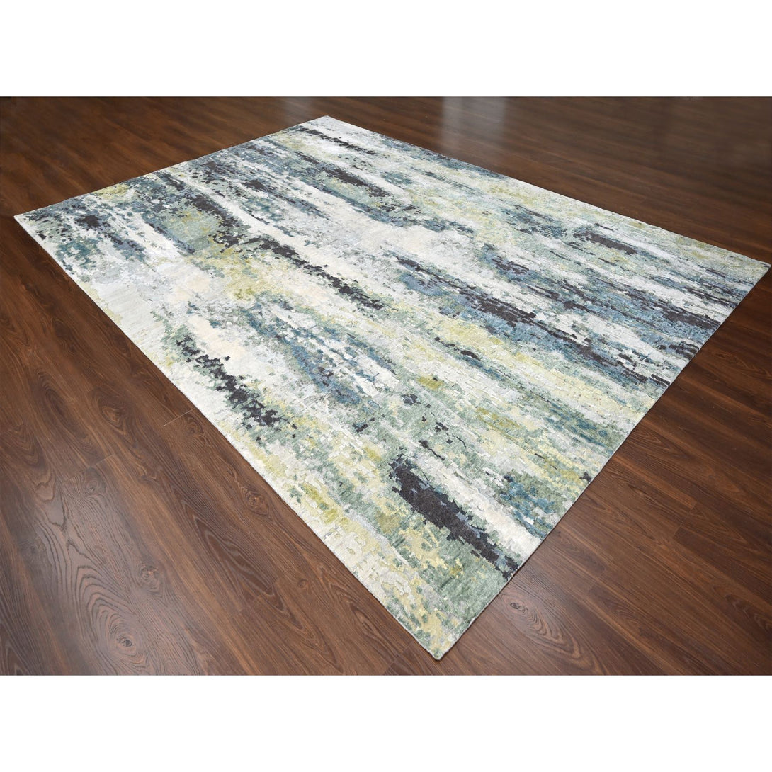Hand Knotted  Rectangle Area Rug > Design# CCSR84929 > Size: 9'-2" x 12'-1"