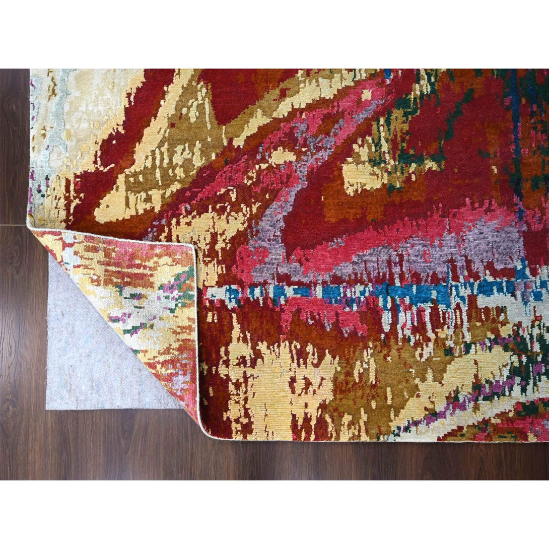 Hand Knotted  Rectangle Area Rug > Design# CCSR84930 > Size: 9'-4" x 12'-3"