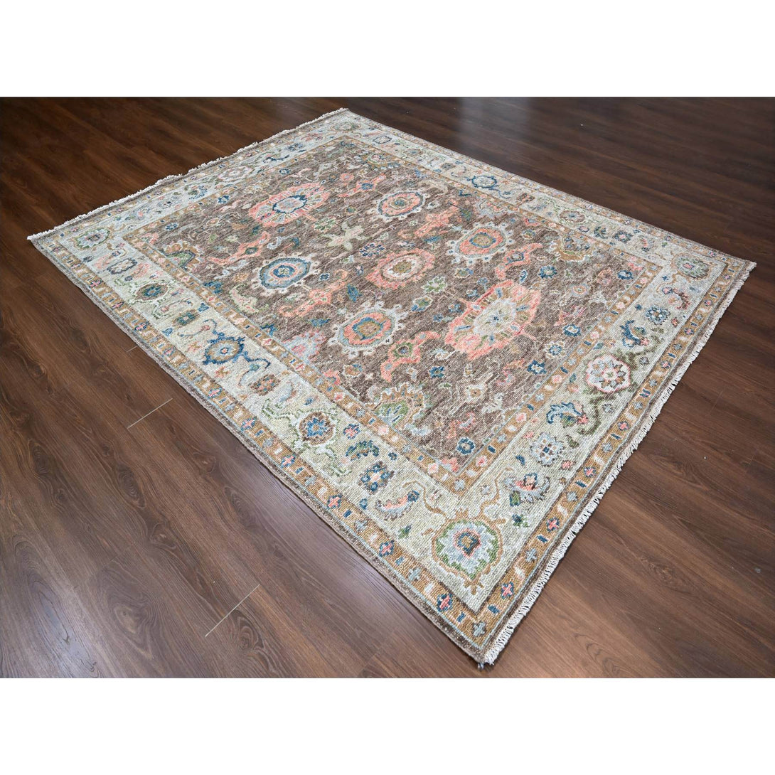 Hand Knotted  Rectangle Area Rug > Design# CCSR84941 > Size: 8'-0" x 9'-11"