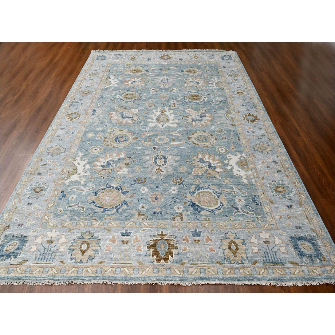 Hand Knotted  Rectangle Area Rug > Design# CCSR84943 > Size: 9'-11" x 14'-0"