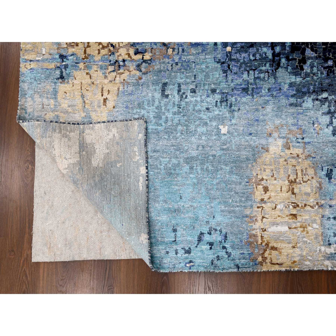 Hand Knotted  Rectangle Area Rug > Design# CCSR84946 > Size: 9'-10" x 13'-9"