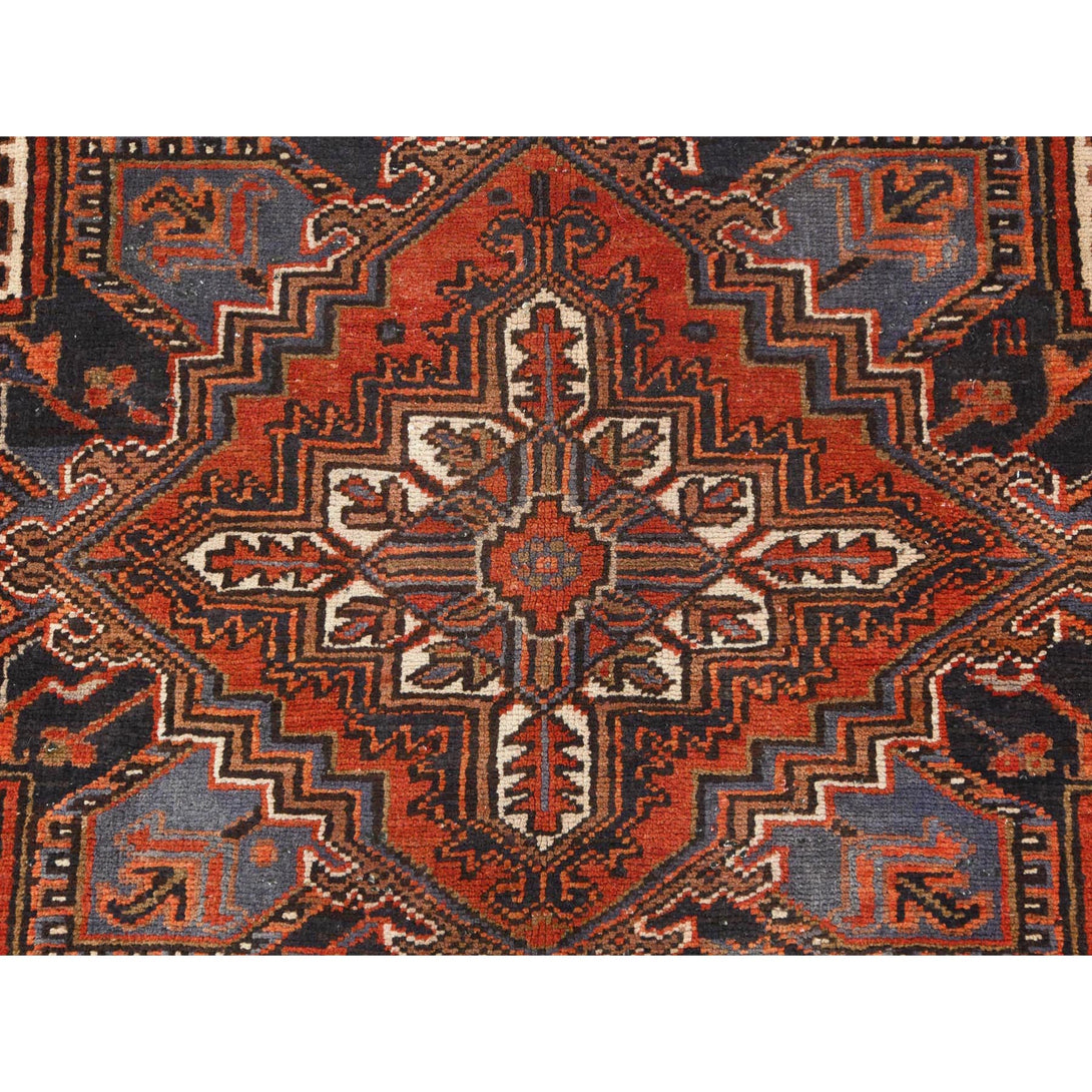 Handmade rugs, Carpet Culture Rugs, Rugs NYC, Hand Knotted Heriz Area Rug > Design# CCSR85050 > Size: 7'-1" x 9'-5"