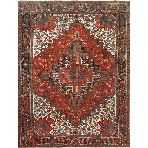 Handmade rugs, Carpet Culture Rugs, Rugs NYC, Hand Knotted Heriz Area Rug > Design# CCSR85052 > Size: 8'-1" x 10'-9"