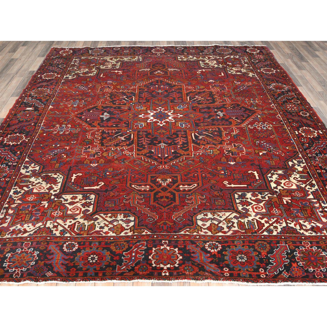 Handmade rugs, Carpet Culture Rugs, Rugs NYC, Hand Knotted Heriz Area Rug > Design# CCSR85055 > Size: 9'-0" x 10'-8"