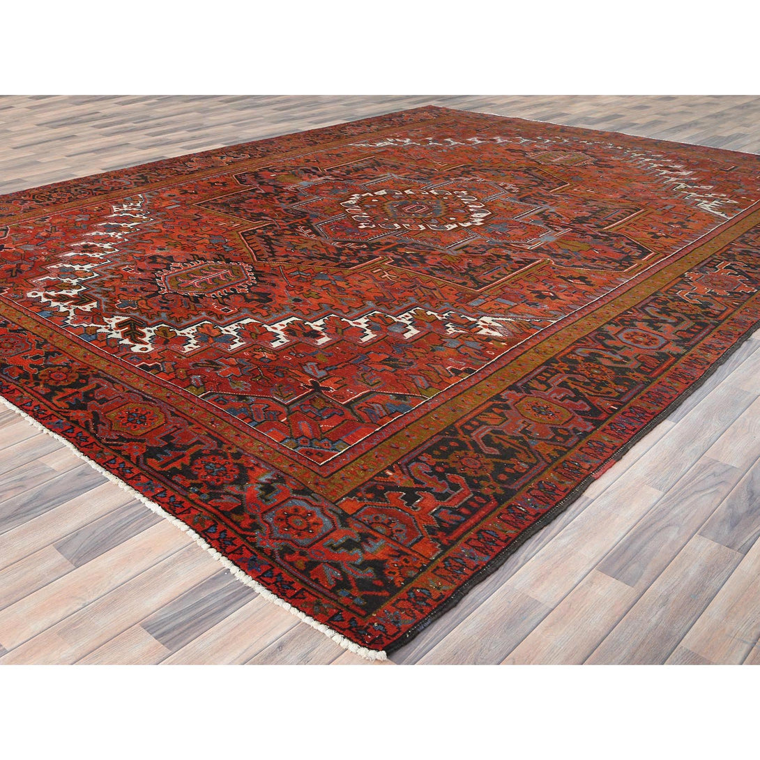 Handmade rugs, Carpet Culture Rugs, Rugs NYC, Hand Knotted Heriz Area Rug > Design# CCSR85062 > Size: 10'-0" x 13'-1"
