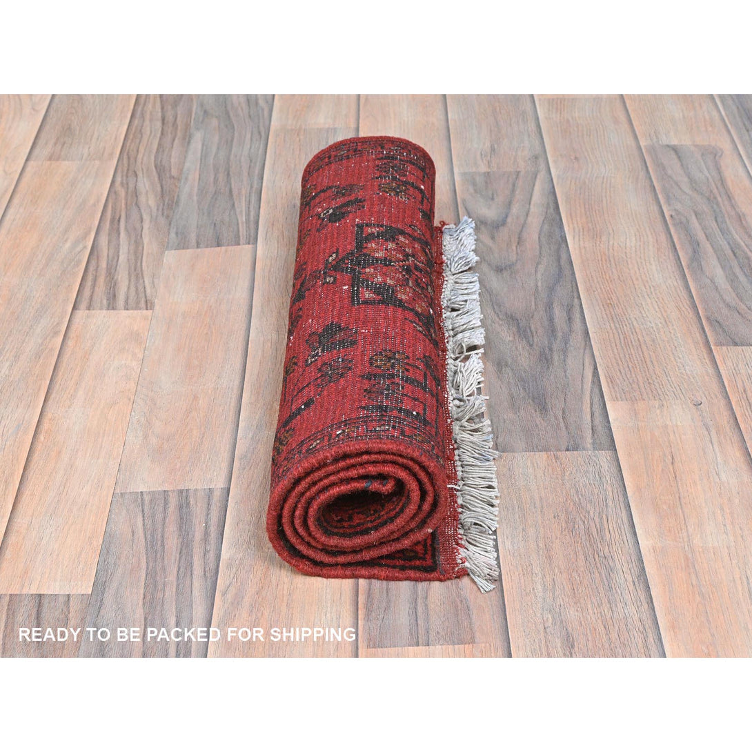 Handmade Tribal & Geometric Doormat > Design# CCSR85152 > Size: 1'-9" x 3'-2"