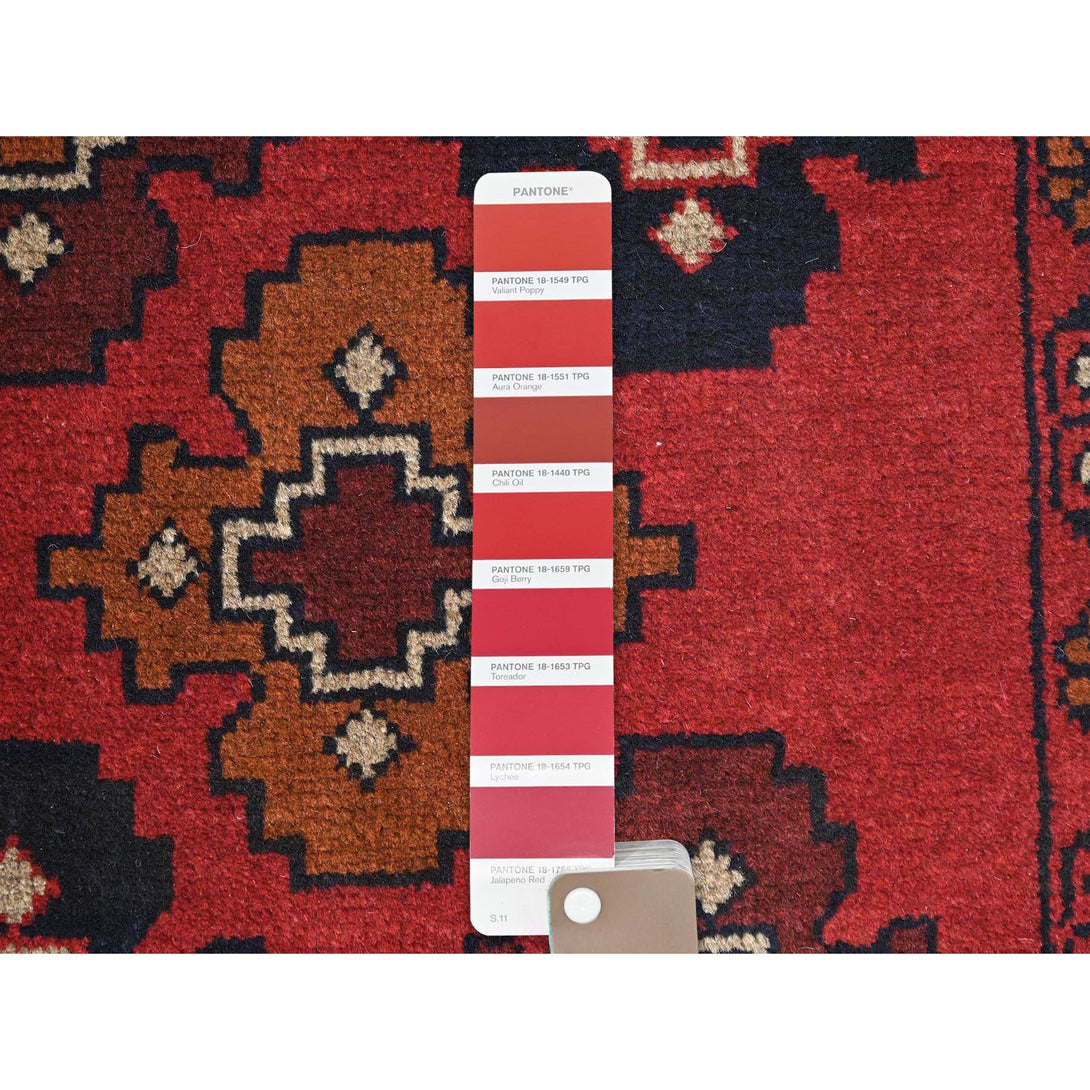 Handmade Tribal & Geometric Doormat > Design# CCSR85174 > Size: 1'-10" x 3'-3"