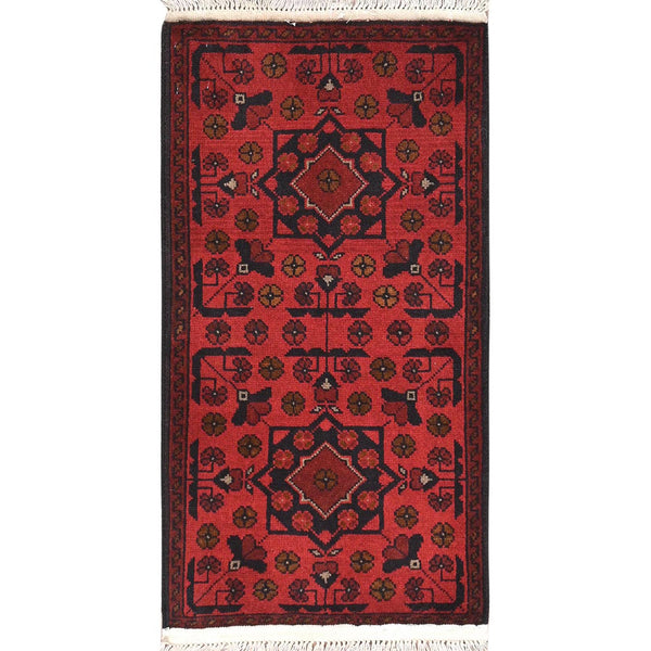 Handmade Tribal & Geometric Doormat > Design# CCSR85182 > Size: 1'-9" x 3'-3"