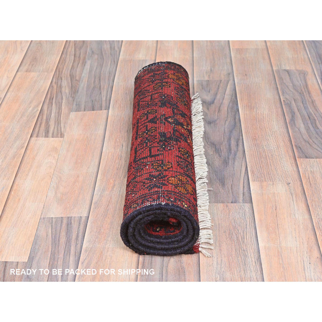 Handmade Tribal & Geometric Doormat > Design# CCSR85188 > Size: 1'-10" x 3'-3"