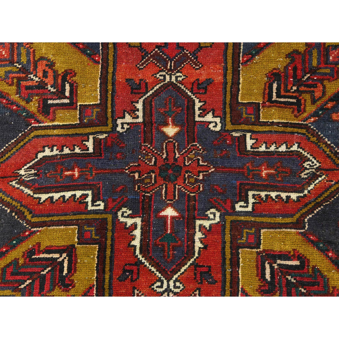 Handmade rugs, Carpet Culture Rugs, Rugs NYC, Hand Knotted Heriz Area Rug > Design# CCSR85228 > Size: 7'-7" x 10'-10"