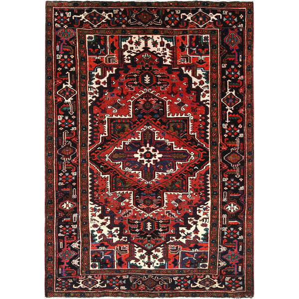 Handmade rugs, Carpet Culture Rugs, Rugs NYC, Hand Knotted Heriz Area Rug > Design# CCSR85237 > Size: 6'-8" x 9'-3"
