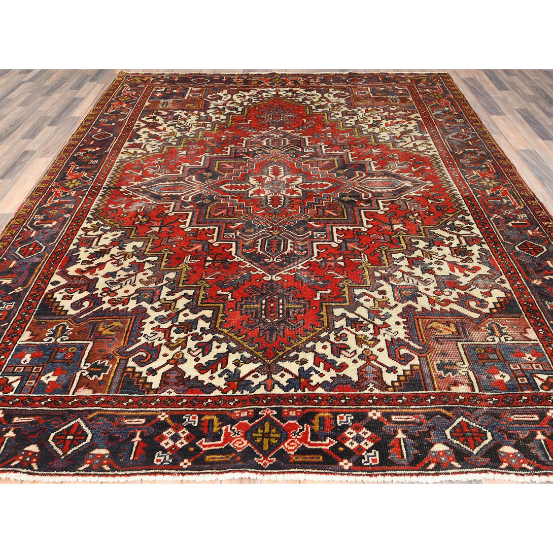 Handmade rugs, Carpet Culture Rugs, Rugs NYC, Hand Knotted Heriz Area Rug > Design# CCSR85245 > Size: 7'-3" x 9'-1"