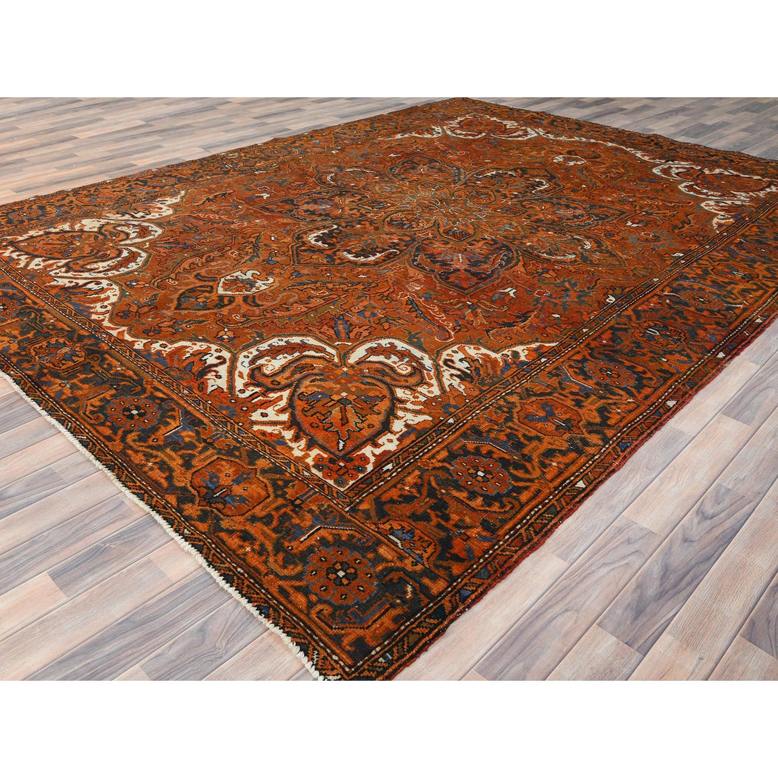 Handmade rugs, Carpet Culture Rugs, Rugs NYC, Hand Knotted Heriz Area Rug > Design# CCSR85250 > Size: 9'-0" x 11'-10"