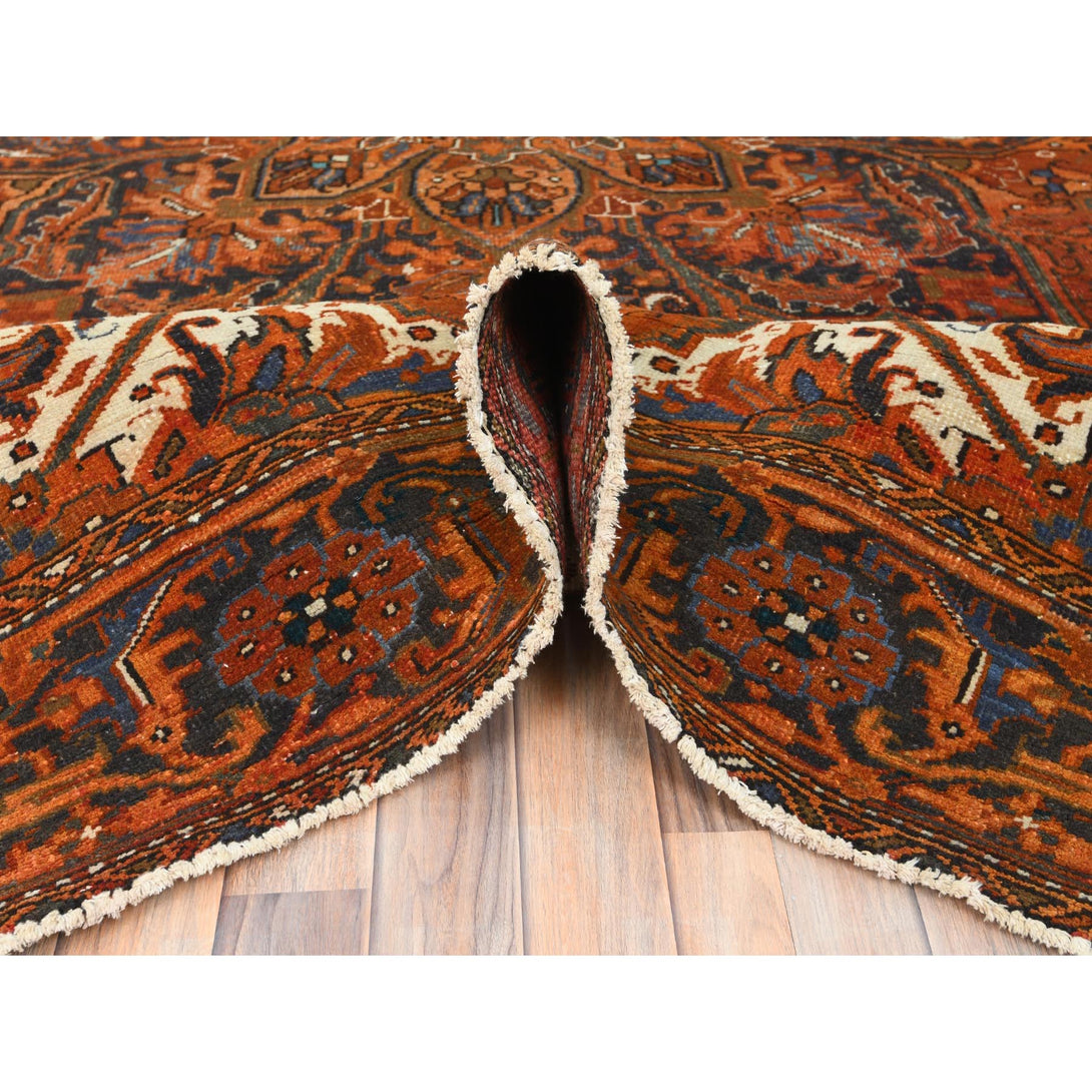Handmade rugs, Carpet Culture Rugs, Rugs NYC, Hand Knotted Heriz Area Rug > Design# CCSR85250 > Size: 9'-0" x 11'-10"