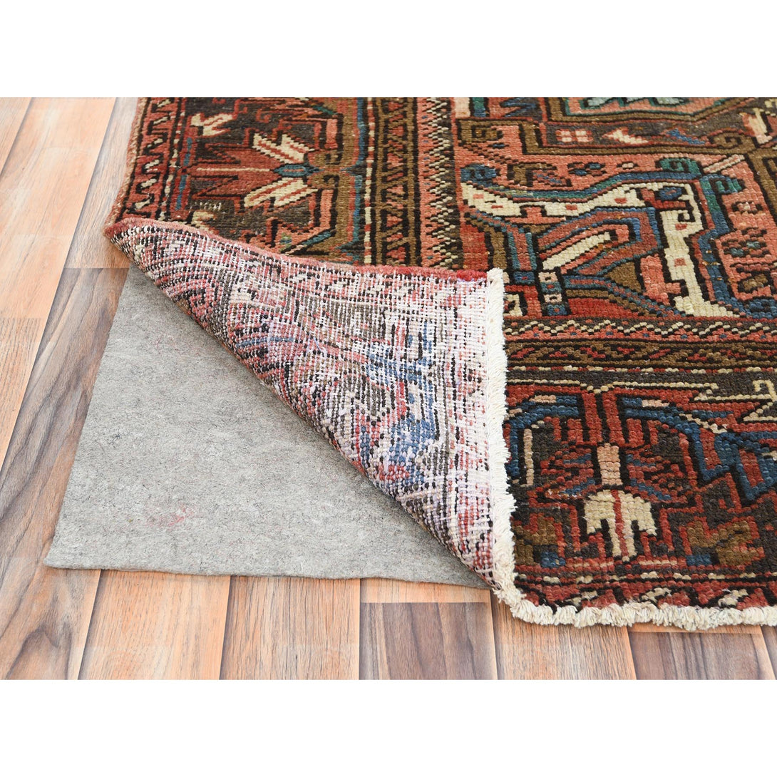 Handmade rugs, Carpet Culture Rugs, Rugs NYC, Hand Knotted Heriz Area Rug > Design# CCSR85257 > Size: 7'-6" x 11'-3"