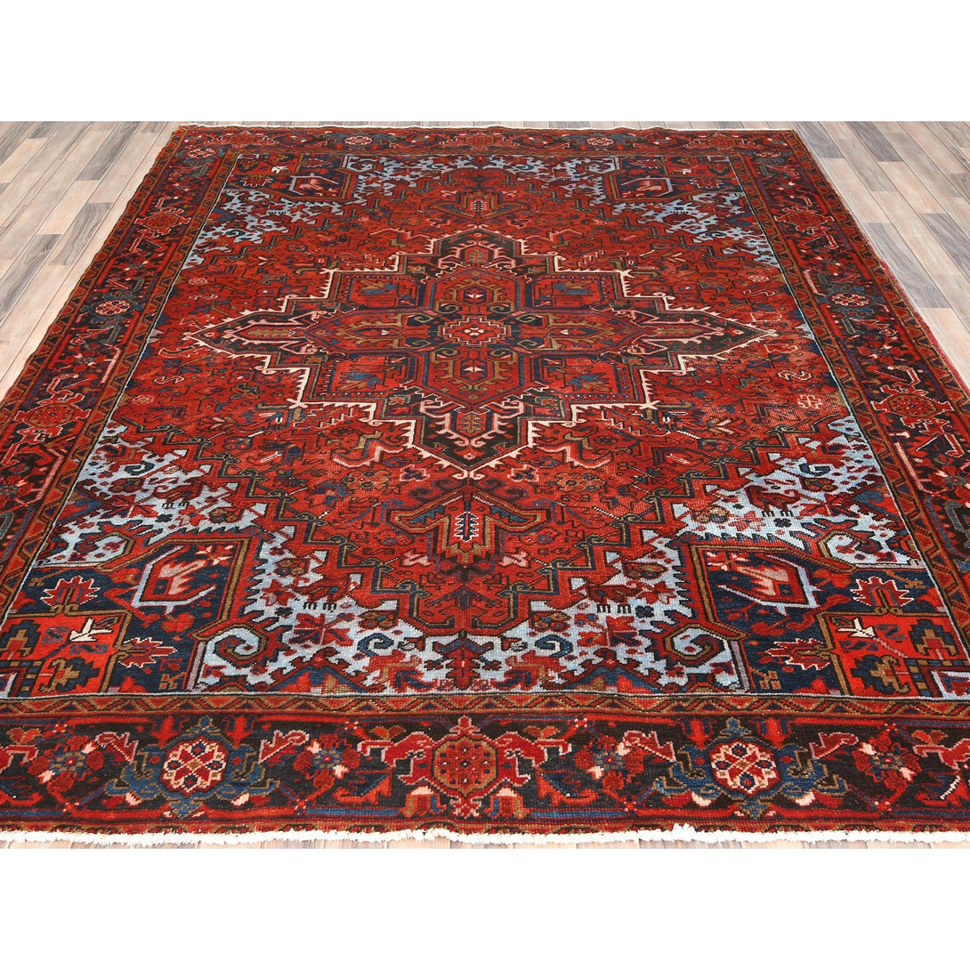 Handmade rugs, Carpet Culture Rugs, Rugs NYC, Hand Knotted Heriz Area Rug > Design# CCSR85261 > Size: 7'-8" x 9'-1"