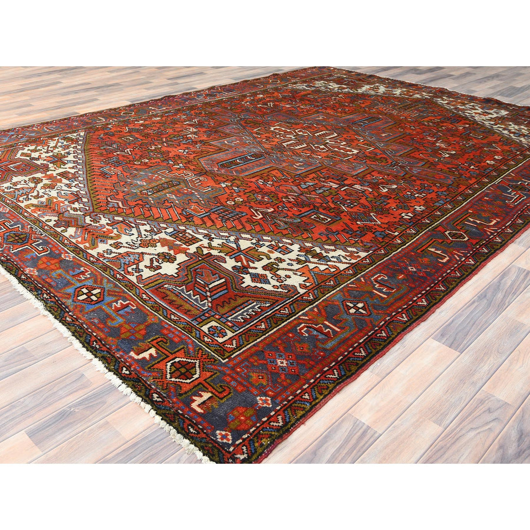 Handmade rugs, Carpet Culture Rugs, Rugs NYC, Hand Knotted Heriz Area Rug > Design# CCSR85265 > Size: 8'-5" x 11'-7"