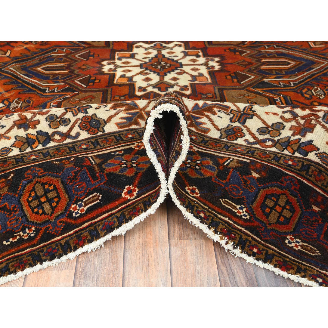 Handmade rugs, Carpet Culture Rugs, Rugs NYC, Hand Knotted Heriz Area Rug > Design# CCSR85268 > Size: 7'-4" x 9'-4"