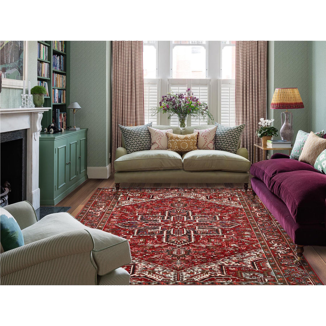 Hand Knotted Decorative Rugs Area Rug > Design# CCSR85339 > Size: 7'-9" x 10'-10"