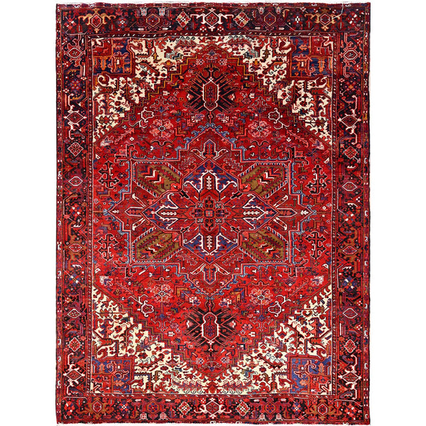 Hand Knotted Decorative Rugs Area Rug > Design# CCSR85371 > Size: 9'-4" x 12'-5"