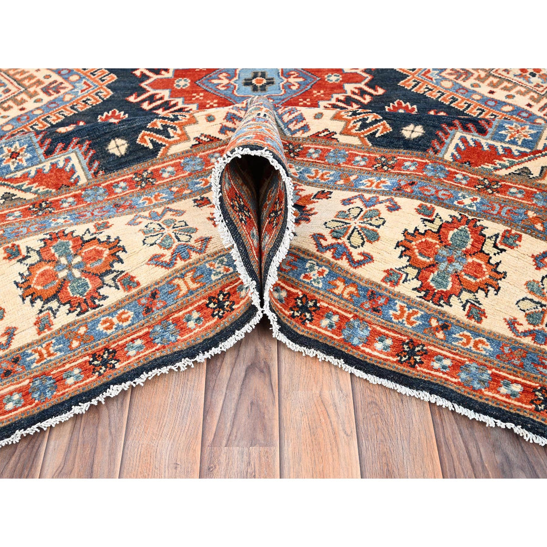 Handmade Kazak Area Rug > Design# CCSR85414 > Size: 8'-4" x 10'-0"
