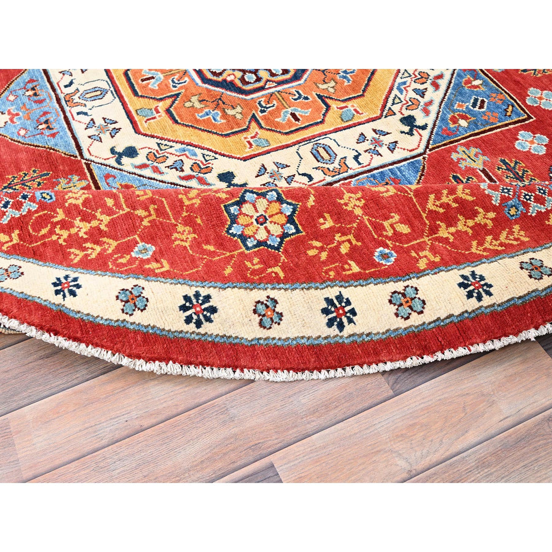 Handmade Kazak Area Rug > Design# CCSR85419 > Size: 7'-10" x 7'-8"