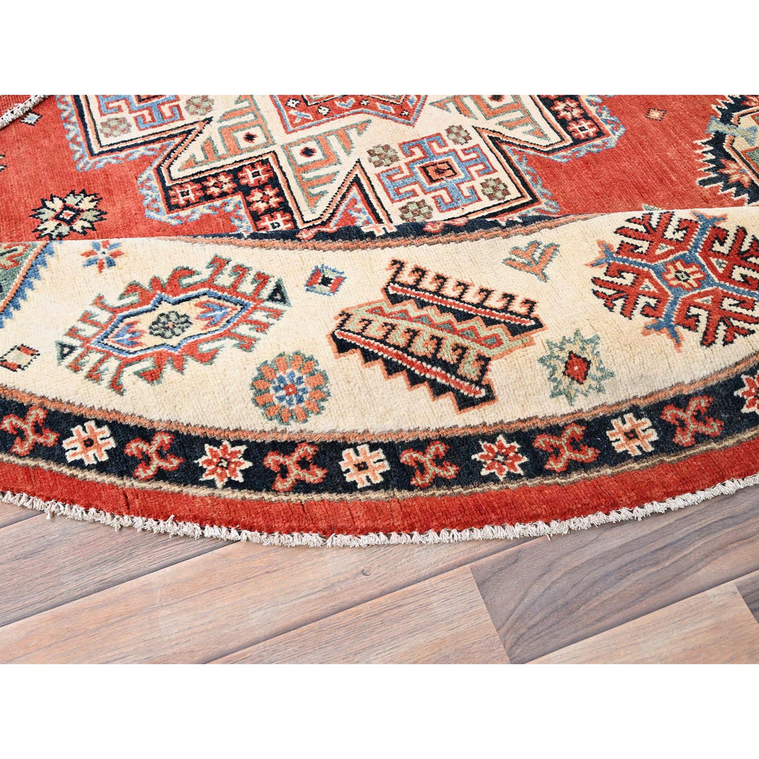 Handmade Kazak Area Rug > Design# CCSR85420 > Size: 8'-0" x 7'-9"
