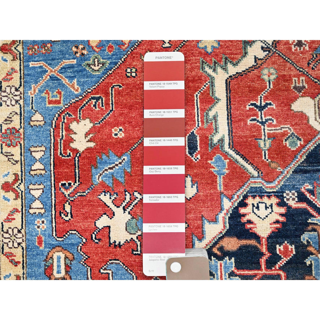 Hand Knotted Decorative Rugs Area Rug > Design# CCSR85427 > Size: 6'-1" x 8'-6"