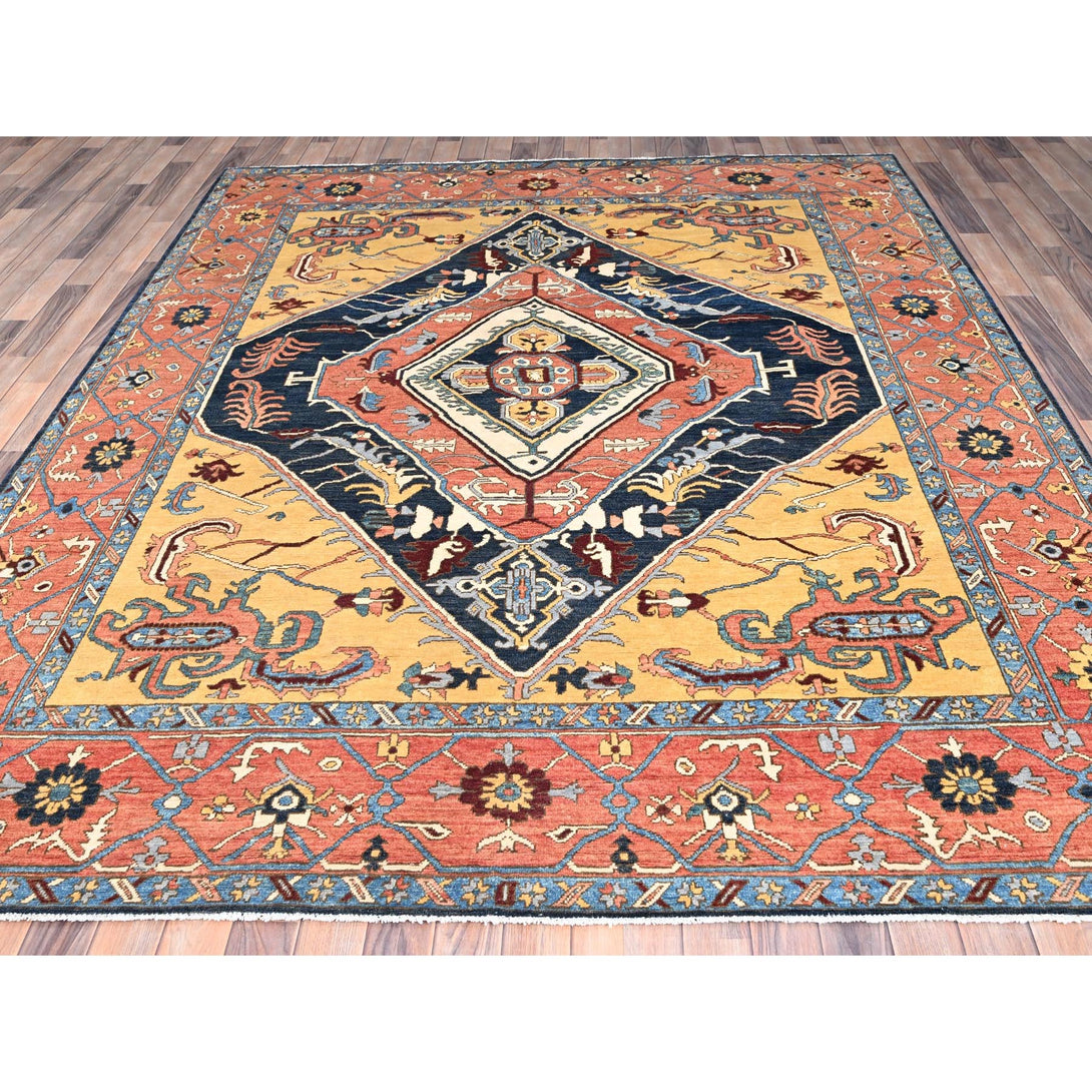 Hand Knotted Decorative Rugs Area Rug > Design# CCSR85435 > Size: 8'-0" x 9'-5"