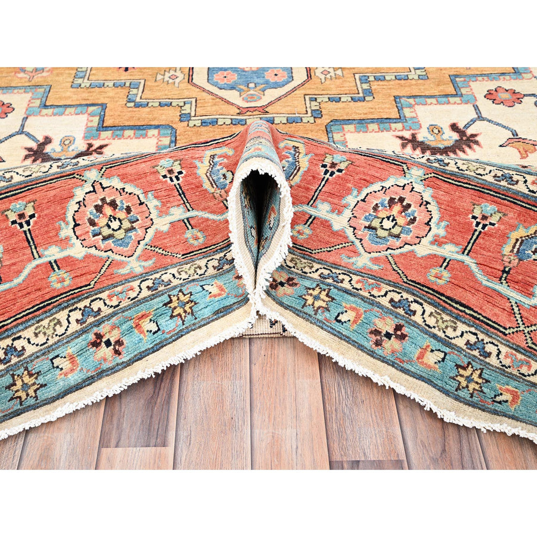 Hand Knotted Decorative Rugs Area Rug > Design# CCSR85439 > Size: 9'-10" x 13'-7"