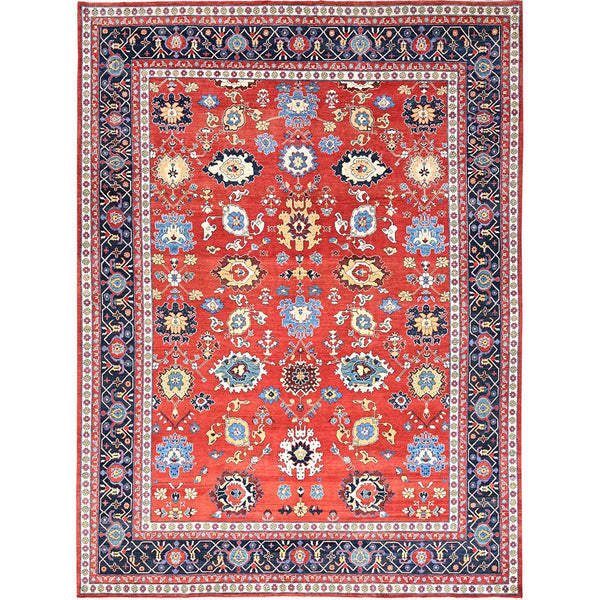 Hand Knotted Decorative Rugs Area Rug > Design# CCSR85440 > Size: 9'-9" x 13'-0"