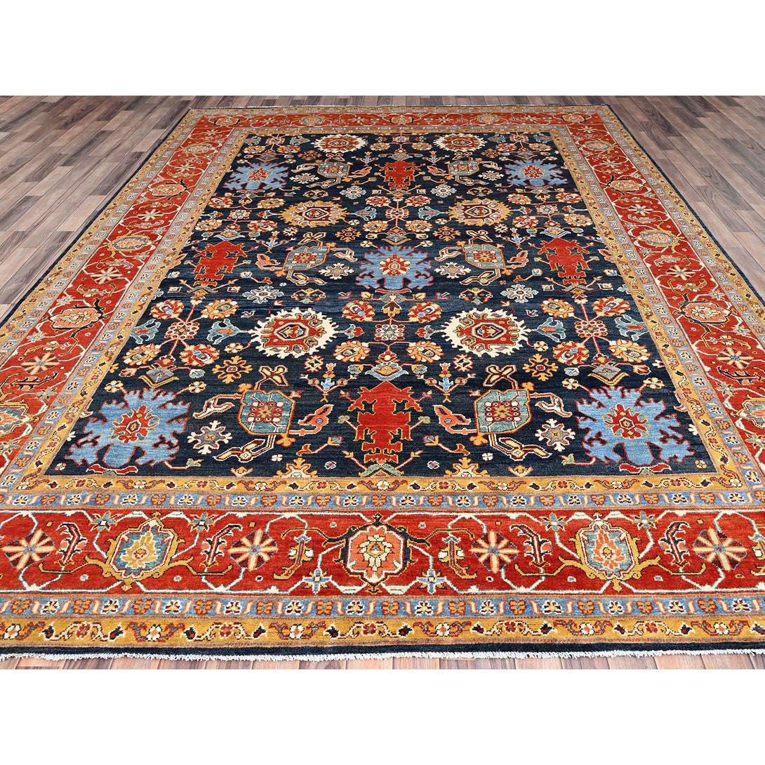Hand Knotted Decorative Rugs Area Rug > Design# CCSR85441 > Size: 9'-1" x 12'-1"