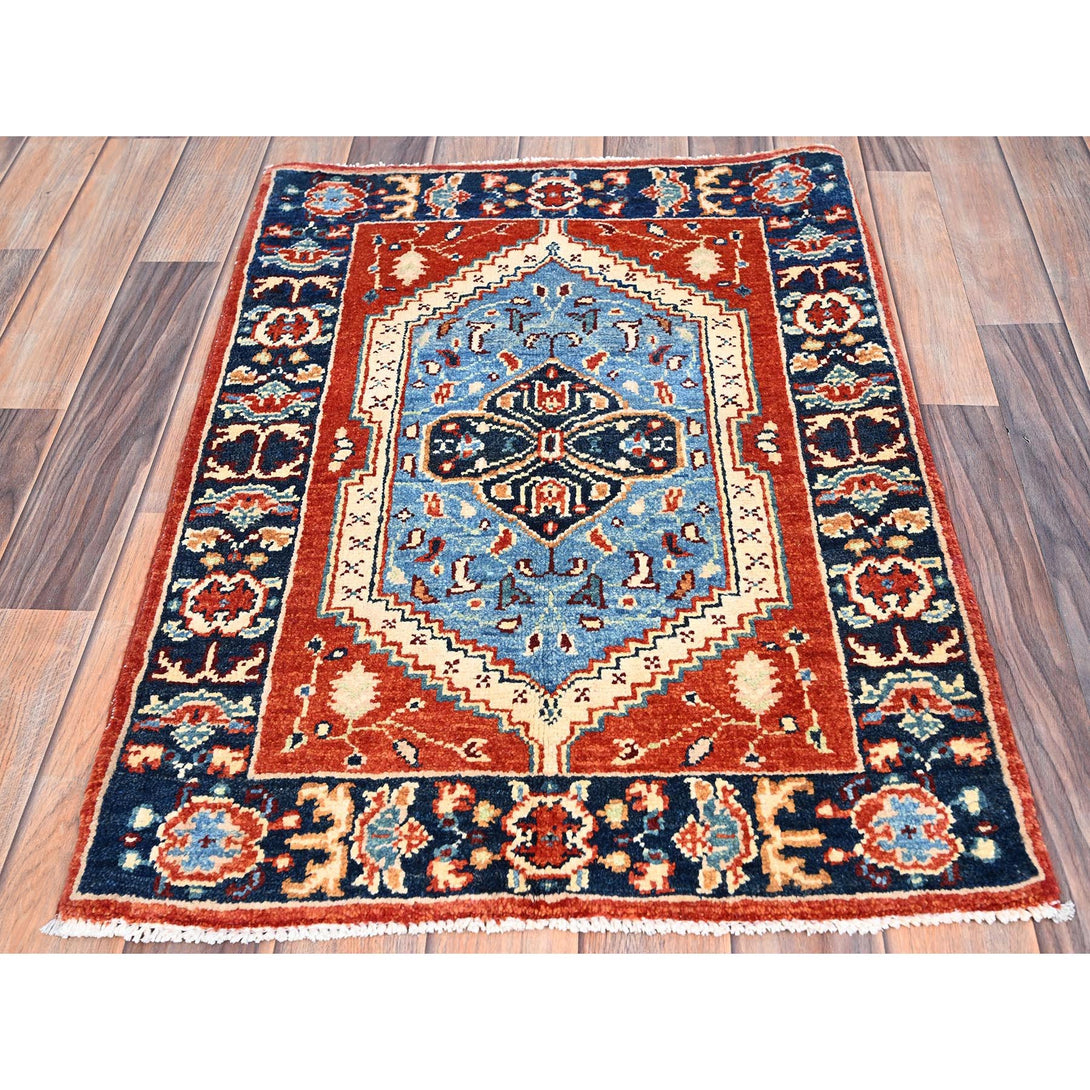 Handmade Heriz Doormat > Design# CCSR85465 > Size: 2'-2" x 3'-0"