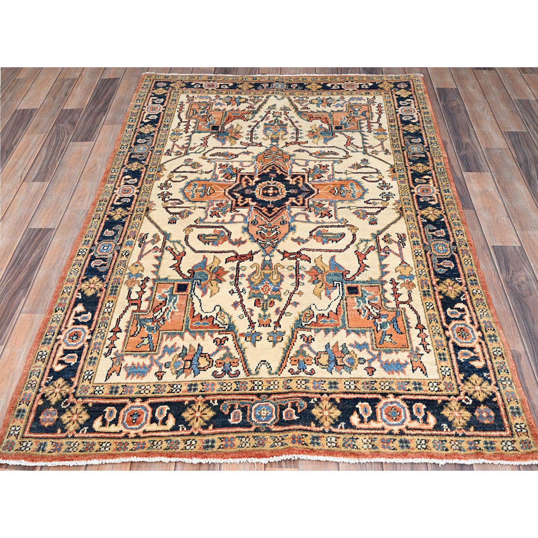 Hand Knotted Decorative Rugs Area Rug > Design# CCSR85488 > Size: 4'-0" x 5'-10"