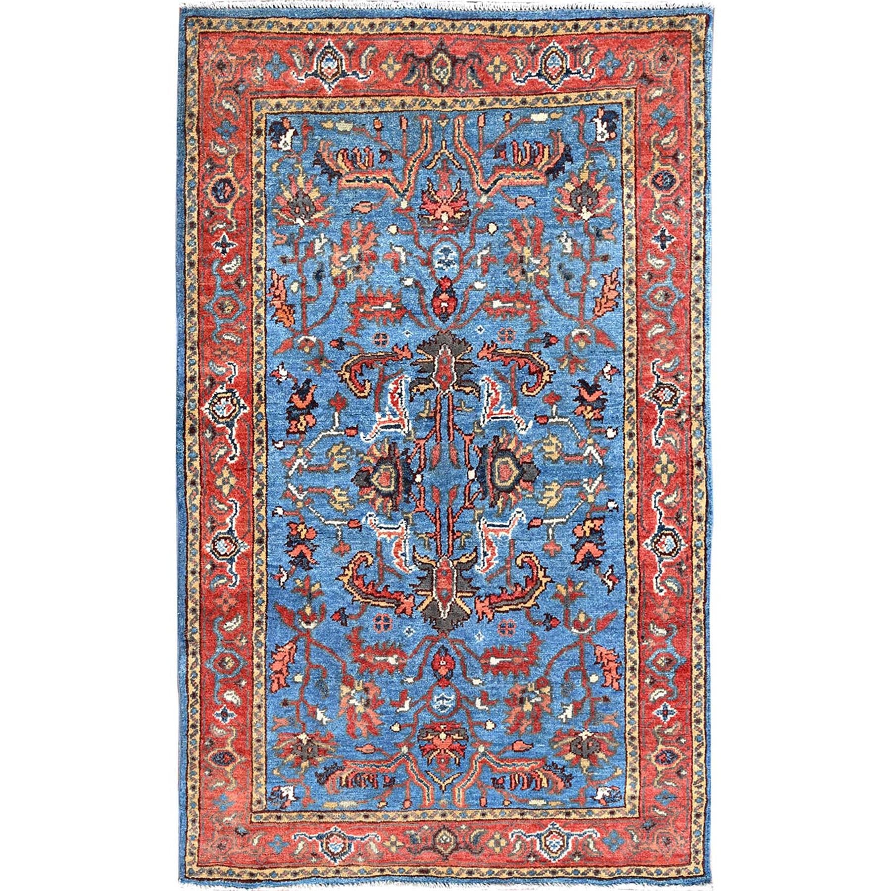 Hand Knotted Decorative Rugs Area Rug > Design# CCSR85508 > Size: 3'-1" x 5'-1"