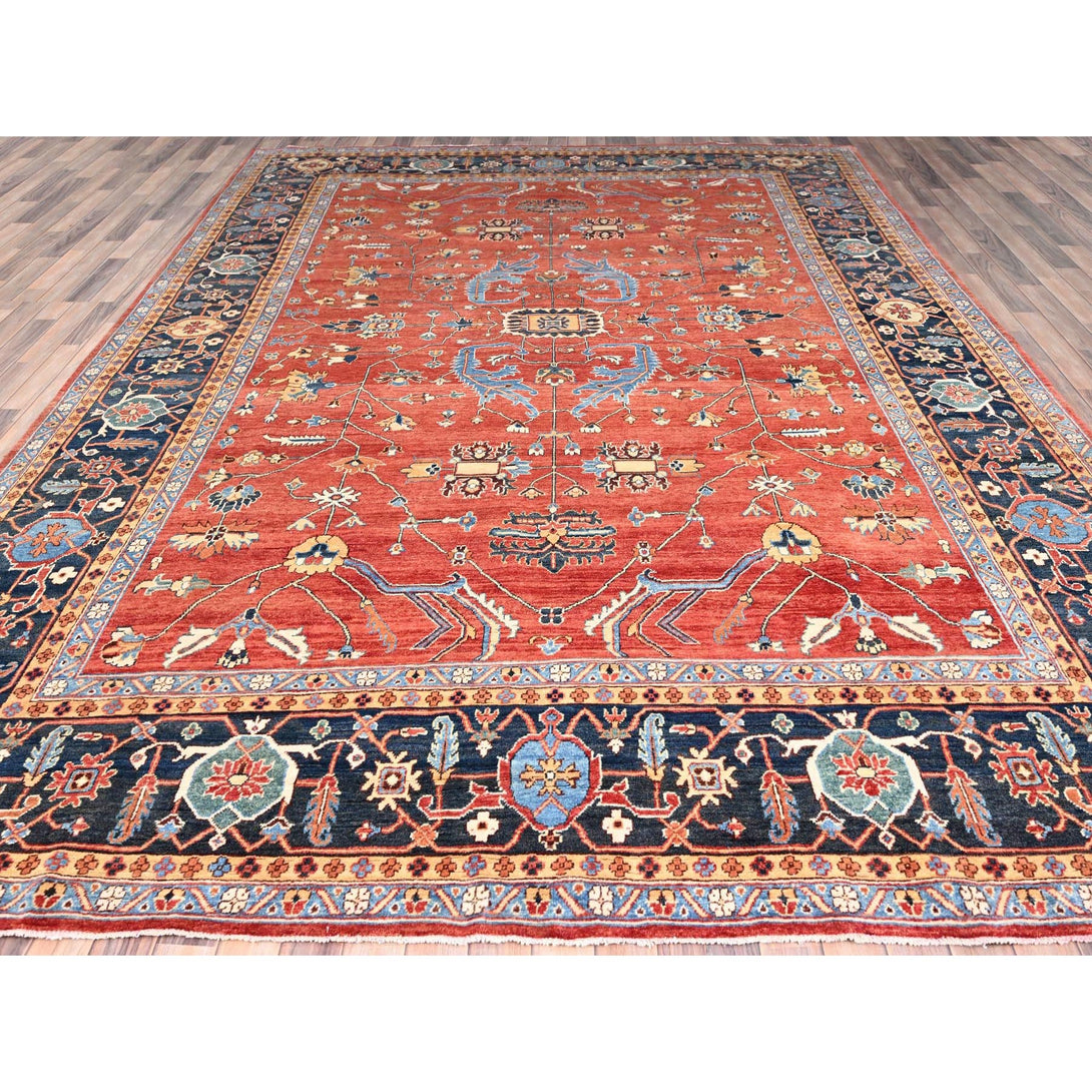 Hand Knotted Decorative Rugs Area Rug > Design# CCSR85521 > Size: 9'-9" x 12'-8"