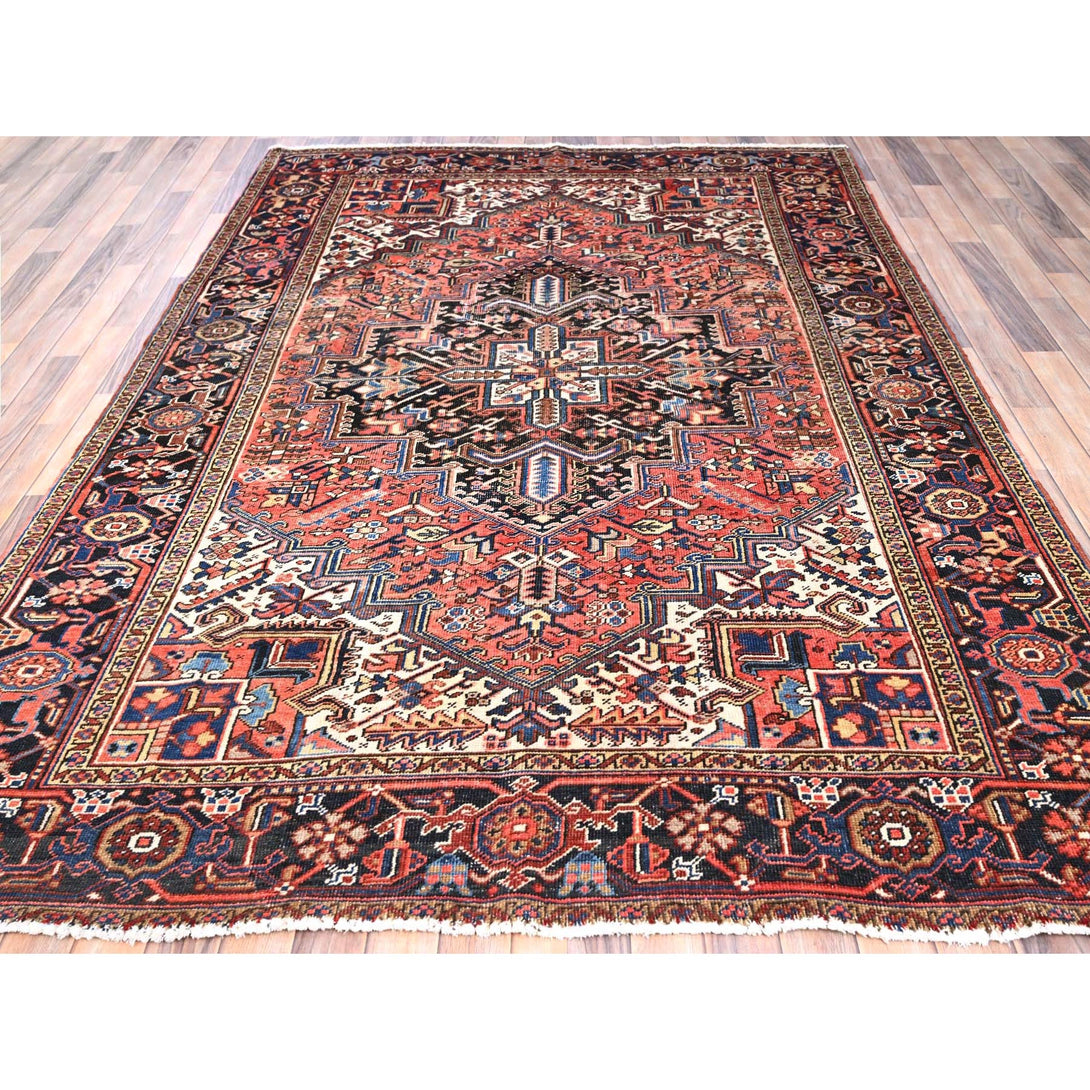 Hand Knotted Decorative Rugs Area Rug > Design# CCSR85585 > Size: 6'-7" x 9'-0"