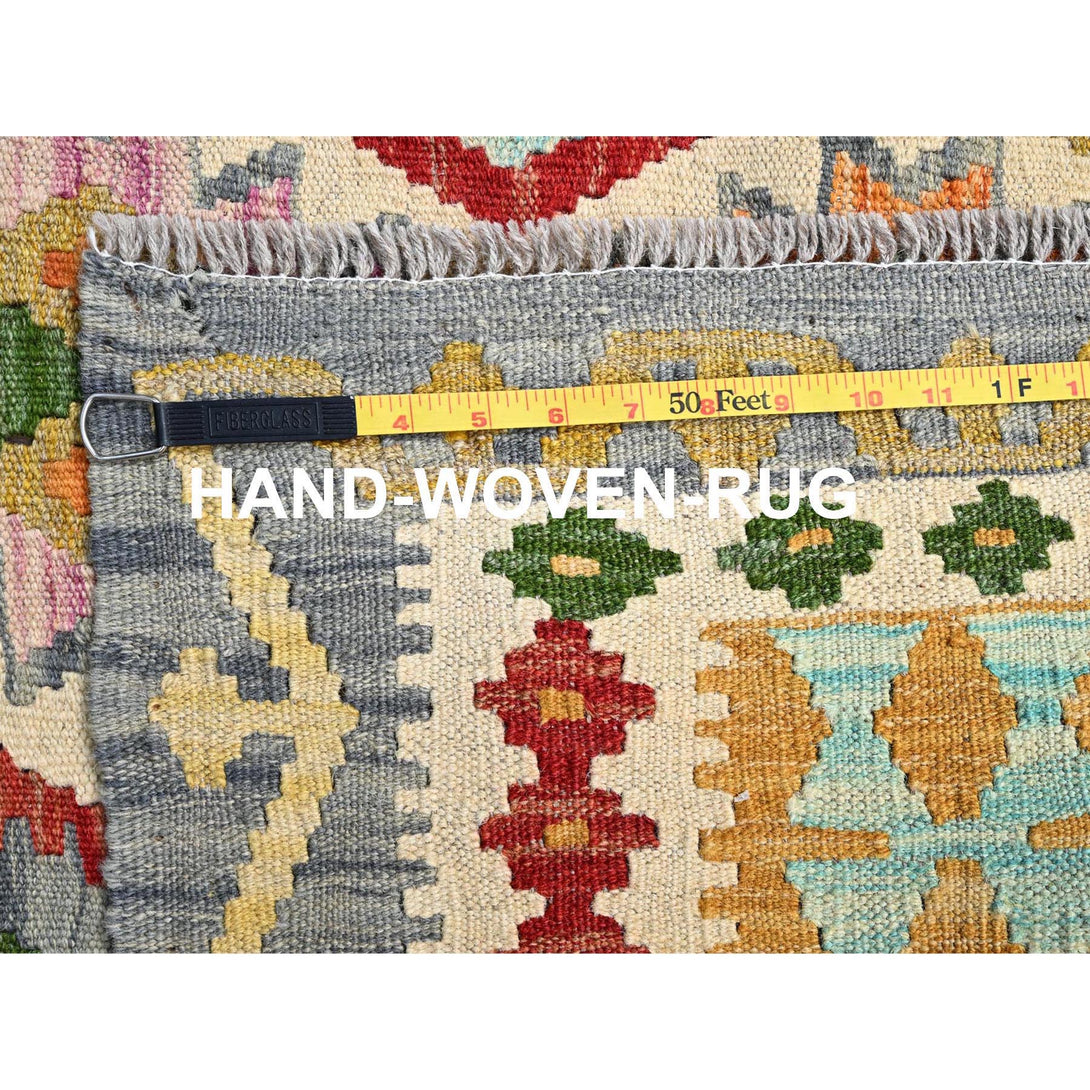 Handmade Flat Weave Area Rug > Design# CCSR85712 > Size: 7'-0" x 9'-7"